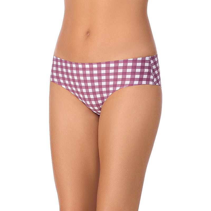 Juniors' SO® Smooth Hipster Panty SO64001, Girl's, Size: Medium, Ginghamargyle Purple