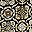 Black Happy Tile