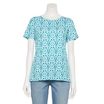 Petite Croft & Barrow® Essential Crewneck Tee