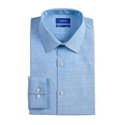 Men's 9® Premier Flex Slim-Fit Spread-Collar Dress Shirt