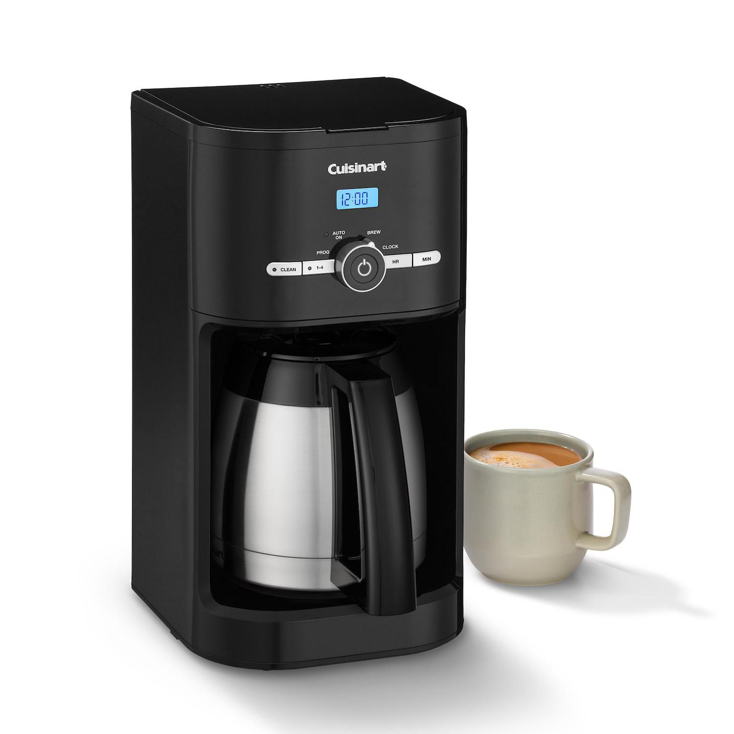 Haden 12-Cup Programmable Coffee Maker, Ivory - 75061