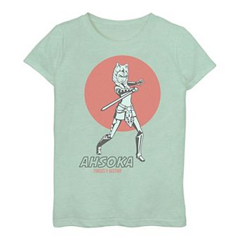 Girls 7-16 Star Wars Ahsoka Sunset Poster Tee