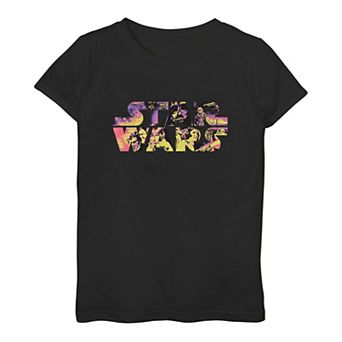 Girls 7-16 Star Wars Logo Poster Fill Tee