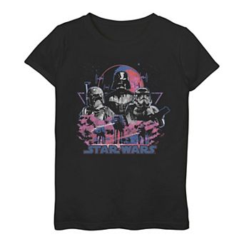Girls 7-16 Star Wars Darth Vader Bad Guys Tee
