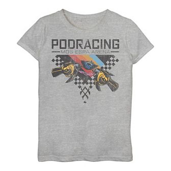 Girls 3-16 Star Wars: The Phantom Menace Podracing Mos Espa Arena Tee