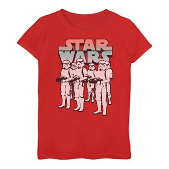 Girls 7-16 Star Wars Stormtroopers Gradient Logo Tee