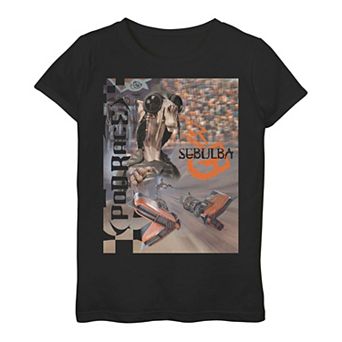 Girls 7-16 Star Wars Sebulba Pod Race Poster Tee