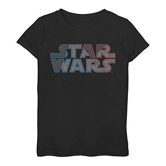 Girls 3-8 Star Wars Geometric Ombre Classic Logo Tee