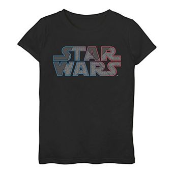 Girls 3-8 Star Wars Geometric Ombre Classic Logo Tee