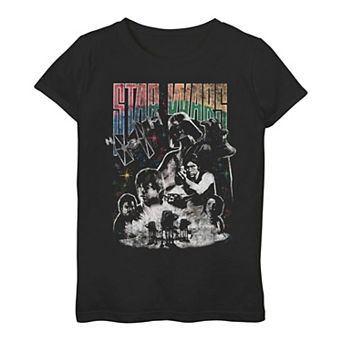 Girls 3-16 Star Wars Celestial Group Poster Tee
