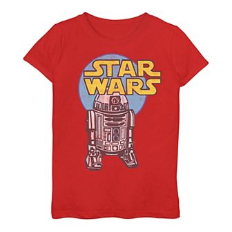 Girls 3-16 Star Wars R2-D2 Cute Poster Tee
