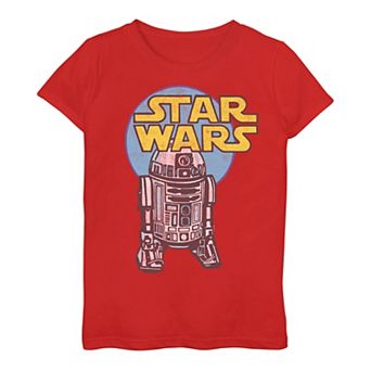 Girls 3-16 Star Wars R2-D2 Cute Poster Tee