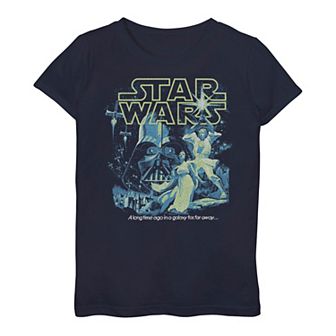 Girls 3-16 Star Wars Neon Pop Poster Tee