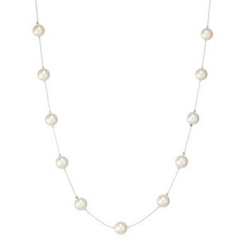 Napier Simulated Pearl Illusion Necklace