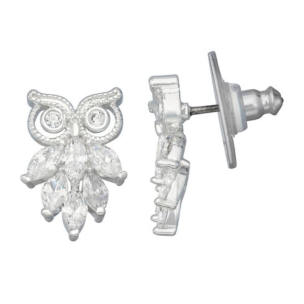 Owl on sale earrings kohls