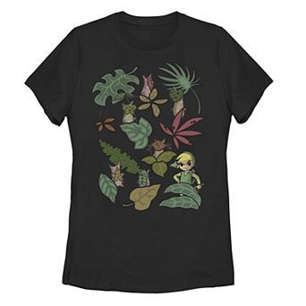 Juniors' The Legend of Zelda Link In The Leaves Tee