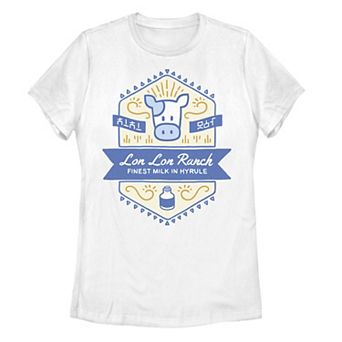 Juniors' Zelda Lon Lon Ranch Finest Milk In Hyrule Tee