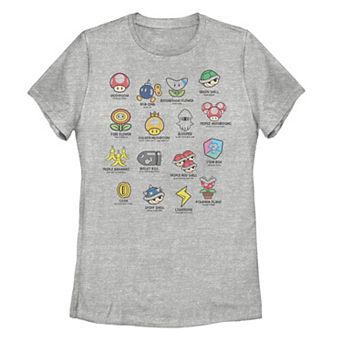 Juniors' Mario Kart Items Tee