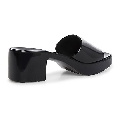 madden girl Palacee Women's Block Heel Slide Sandals