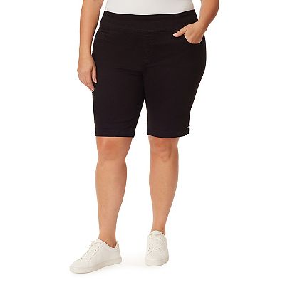 Plus Size Gloria Vanderbilt Amanda Pull-On Bermuda Shorts