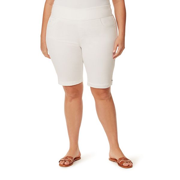 Plus Size Gloria Vanderbilt Amanda Pull-On Bermuda Shorts