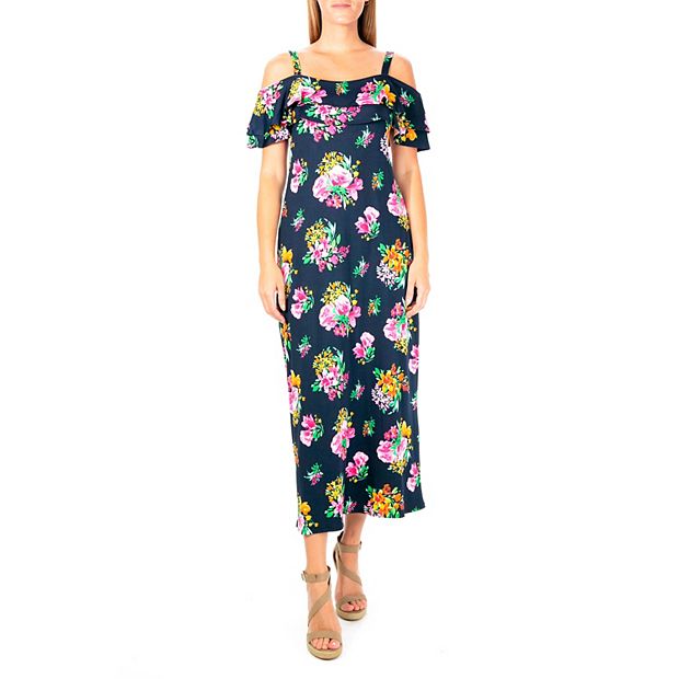 Nina leonard hotsell maxi dress