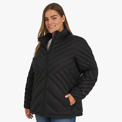 Plus Size Lands' End Lightweight Packable Puffer Jacket