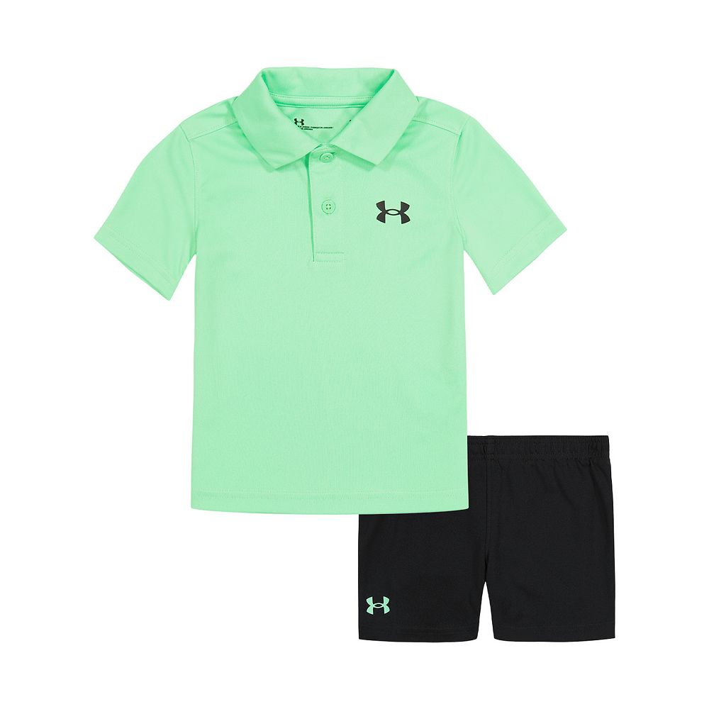 Toddler Boy Under Armour Polo Shorts Set