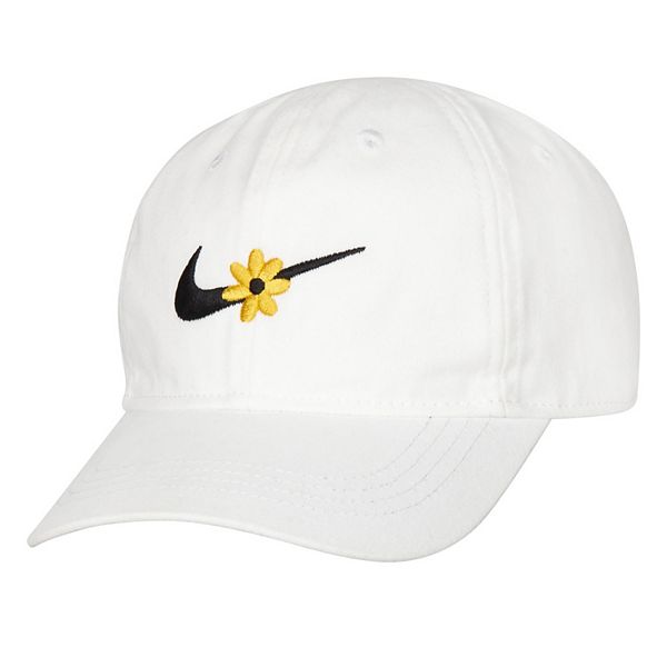 Adjustable Working Cap with Buttons and Sweatband Floral Daisy Style,Work  Hats Tie Back Hats for Women Men,Long Hair