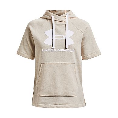 Women's Under Armour Rival Fleece Short Sleeve Hoodie