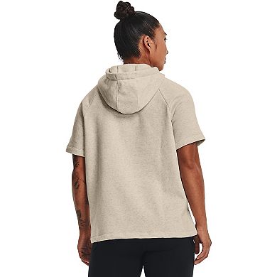 Women's Under Armour Rival Fleece Short Sleeve Hoodie