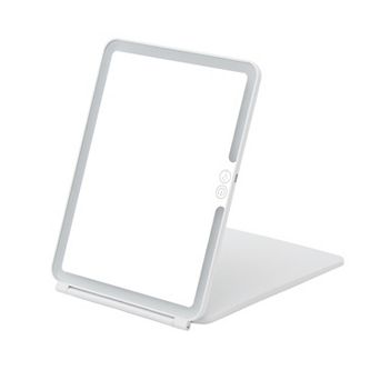 GloTech LED Slim Pad Magnifying Mirror with Lights