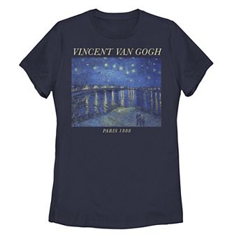 Juniors' Trendy Van Gogh Paris Tee