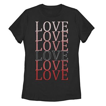 Juniors' Love Gradient Tee