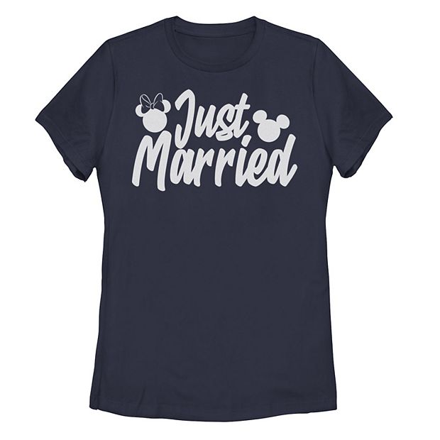 just married mickey and minnie shirts