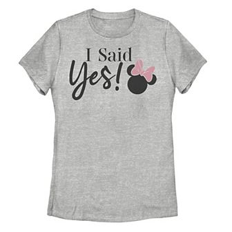 Disney's Mickey & Friends Minnie Mouse "I Said Yes" Tee