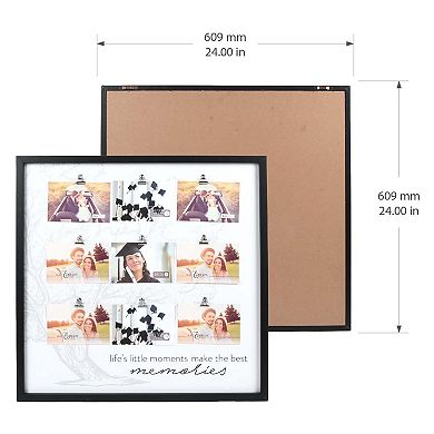 Prinz Family Tree 9-Clip Collage Wall Frame