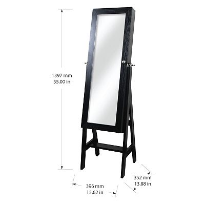 Prinz Gifts & Accessories Mirror Jewelry Armoire Floor Décor