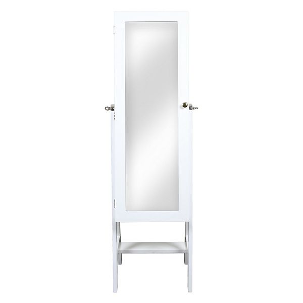 New View Gifts & Accessories Mirror Jewelry Armoire Floor