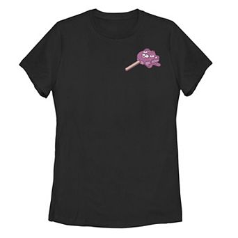 Juniors' Fortnite Pink Bear Popsicle Left Chest Logo Tee
