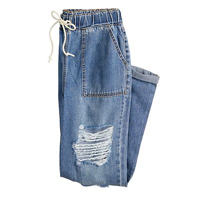 Juniors' SO® Super High Rise Relaxed Jogger Pants