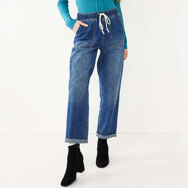 Pilcro Wharfside High-Rise Jogger Jeans