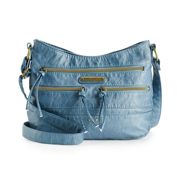 Stone Mountain Hobo Handbag - Grey - One Size