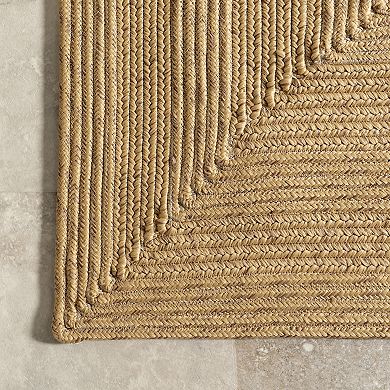 nuLOOM Rowan Braided Texture Indoor Outdoor Rug