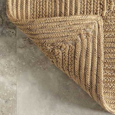 nuLOOM Rowan Braided Texture Indoor Outdoor Rug