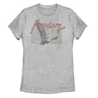 Juniors' Americana Freedom Flying Eagle Music Tee