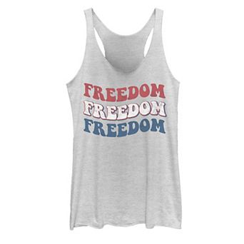 Juniors' Fifth Sun Freedom Word Stack Tank Top