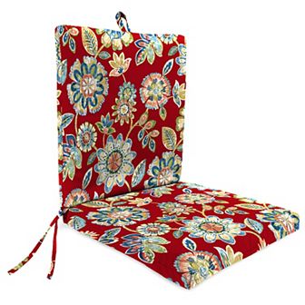 Jordan Manufacturing French Edge Indoor Outdoor Dining Chair Cushion