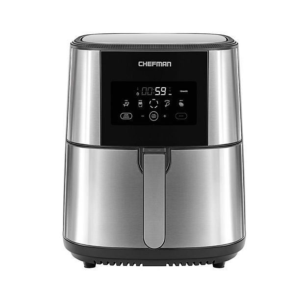 Chefman 8-qt. Stainless Steel TurboFry Digital Air Fryer