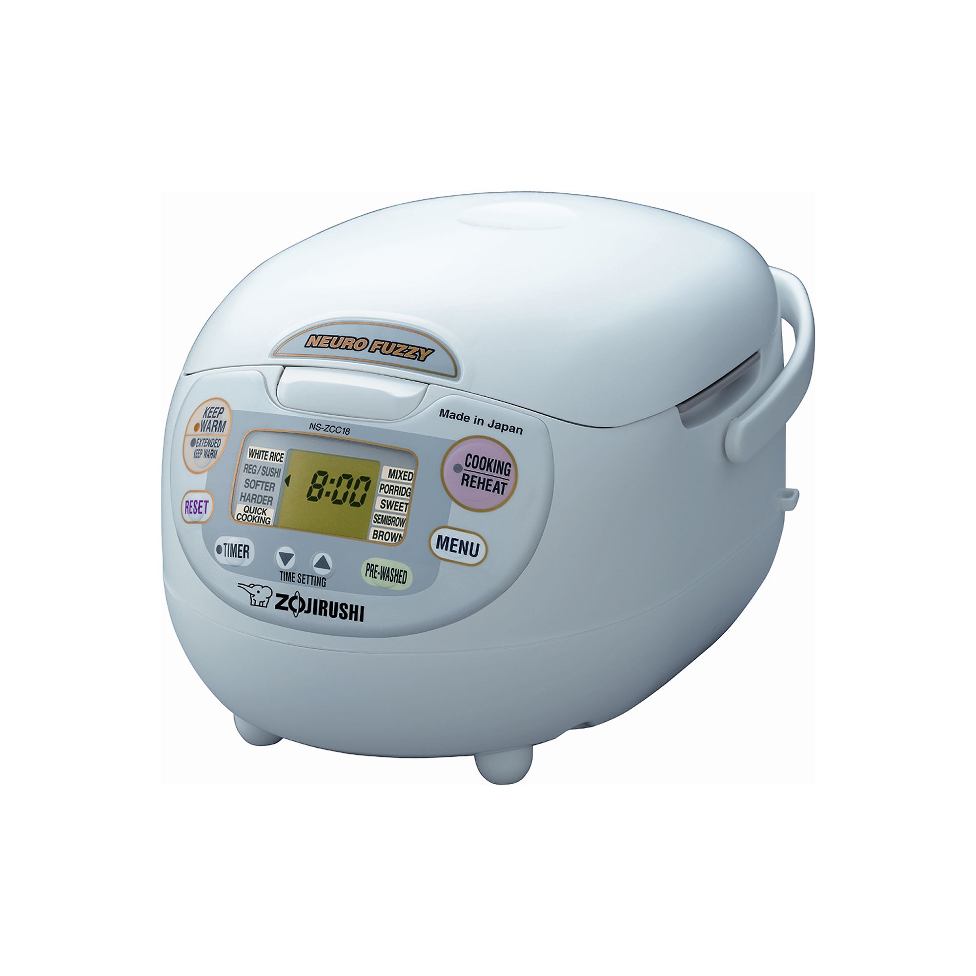 Zojirushi Neuro Fuzzy 10-Cup Rice Cooker, Multicolor